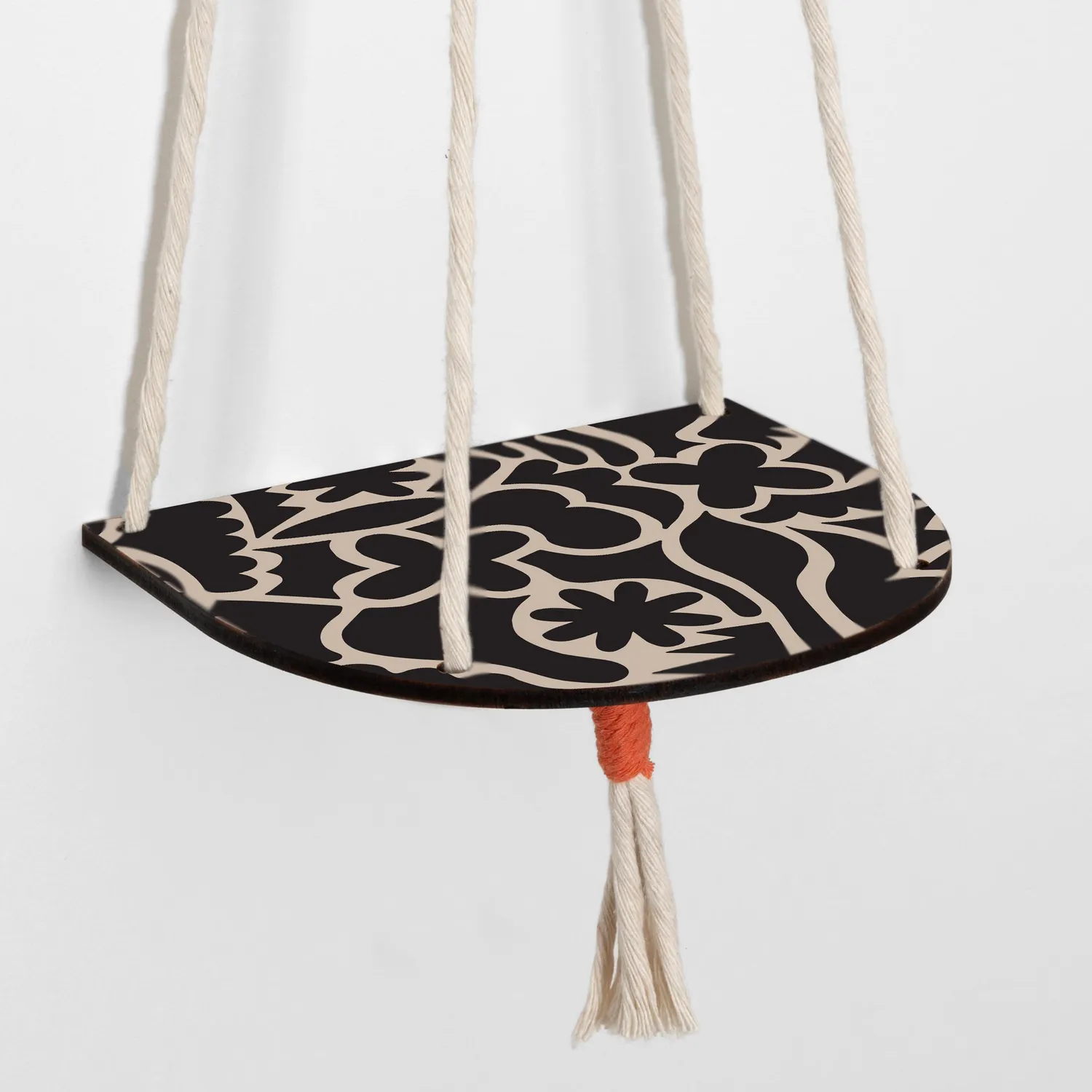 Studio Wald Hanging Plant Shelf plantenplank zwart 20 cm