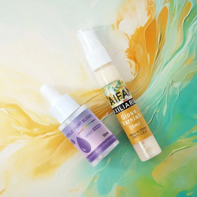 Figured'Art Acrylic Medium Gloss Varnish schilderaccessoires 30+35ml glanzend