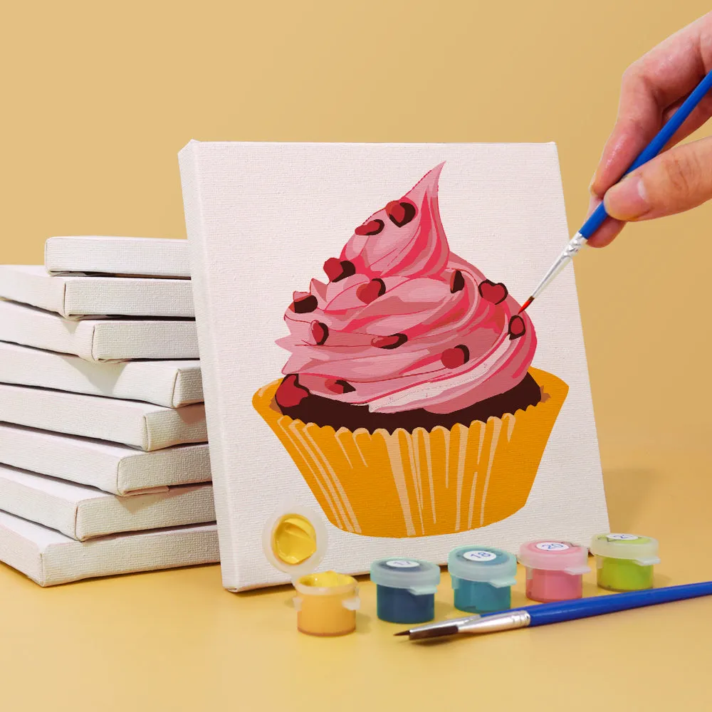 Figured'Art Zoete Desserts 1 mini schilderen op nummer 6x15x15