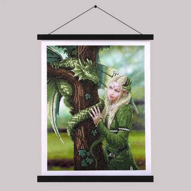 Craft Buddy Crystal Art Kindred Spirit rol 40x50cm Anne Stokes