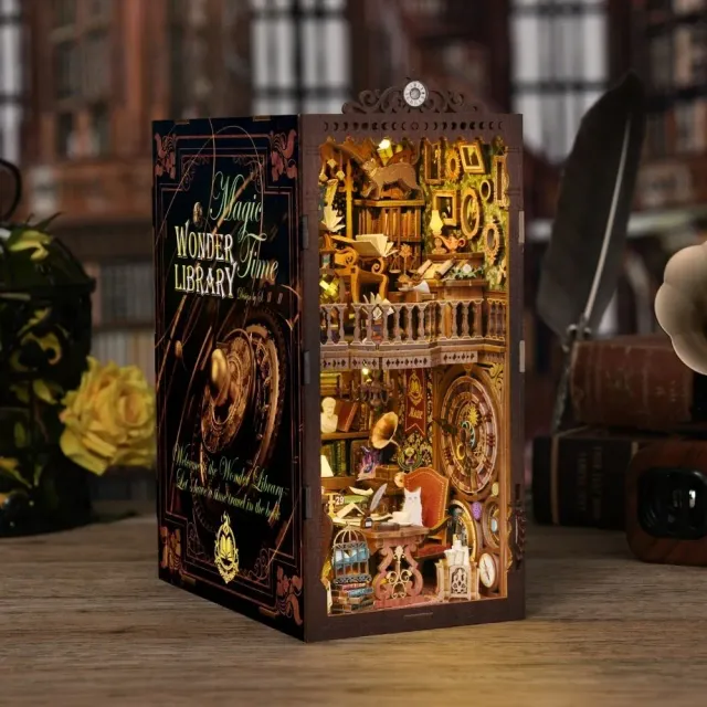 Figured'Art Bibliotheek van Wonderen book nook 256 stukjes led