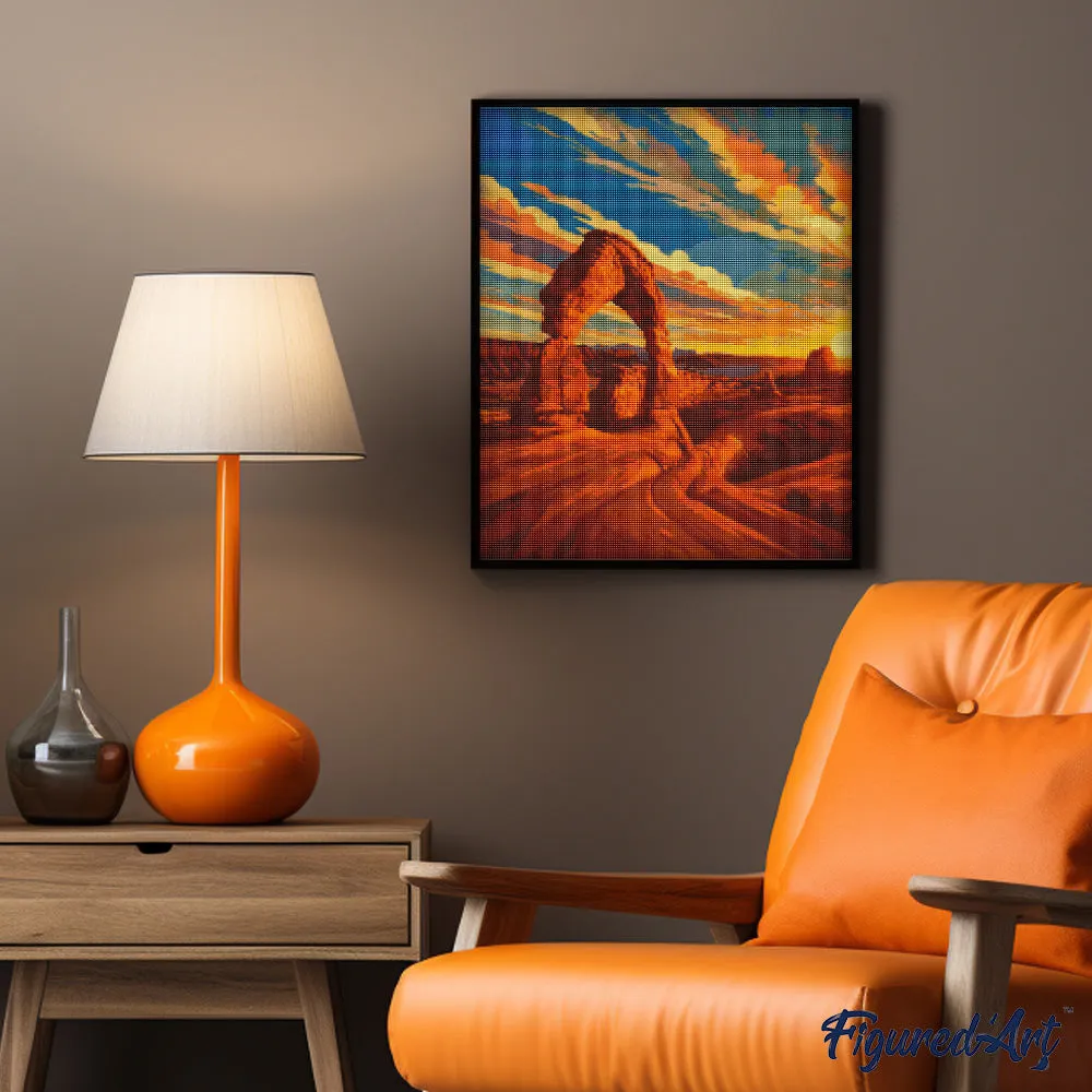 Figured'Art Arches National Park diamond painting 40x50cm Utah