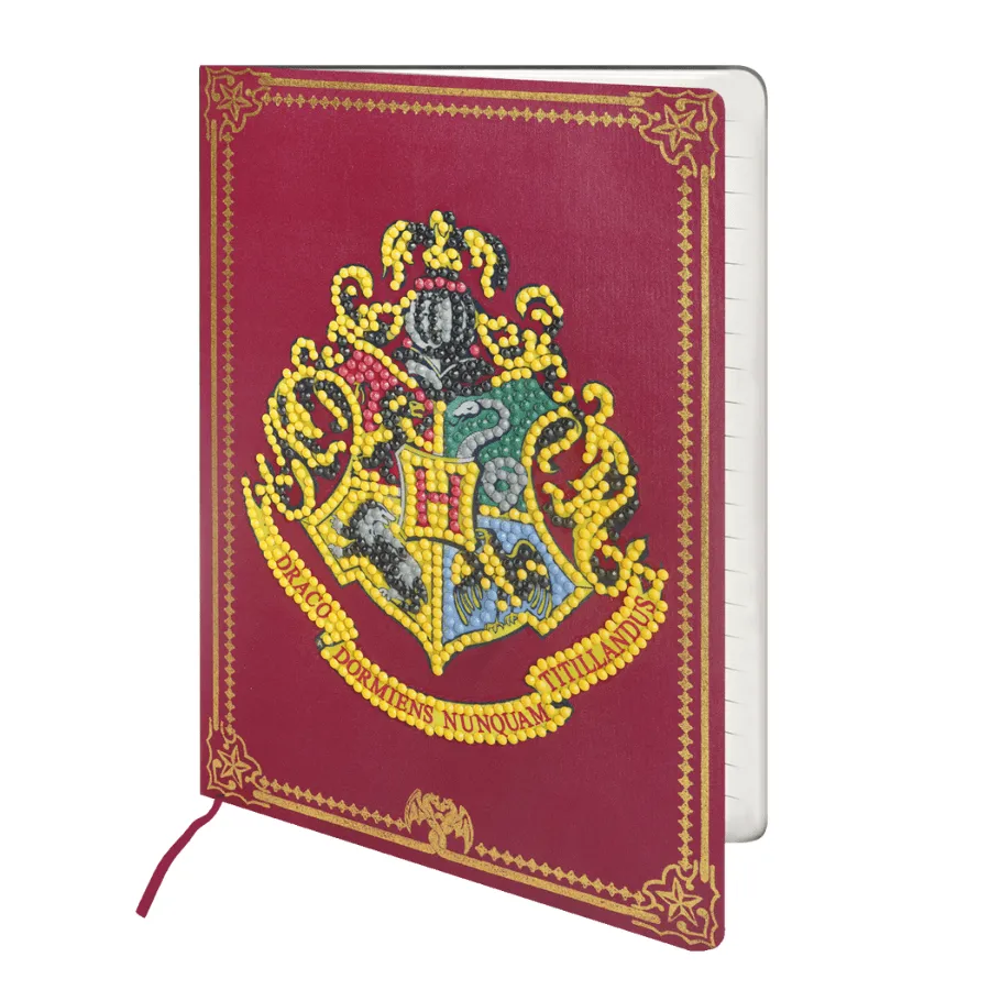 Craft Buddy Crystal Art Hogwarts Crest planner A5