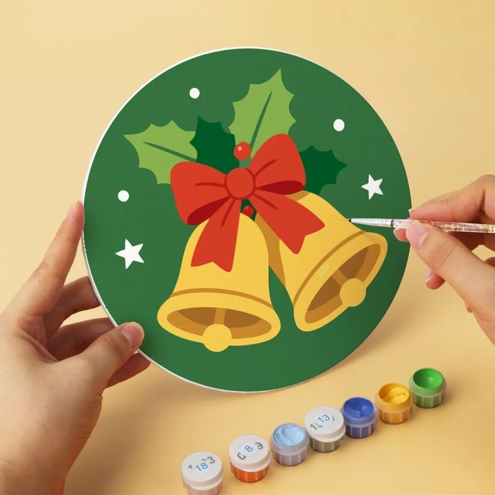 Figured'Art Mini Kerstfluisteringen schijven schilderen Ø20cm 6st