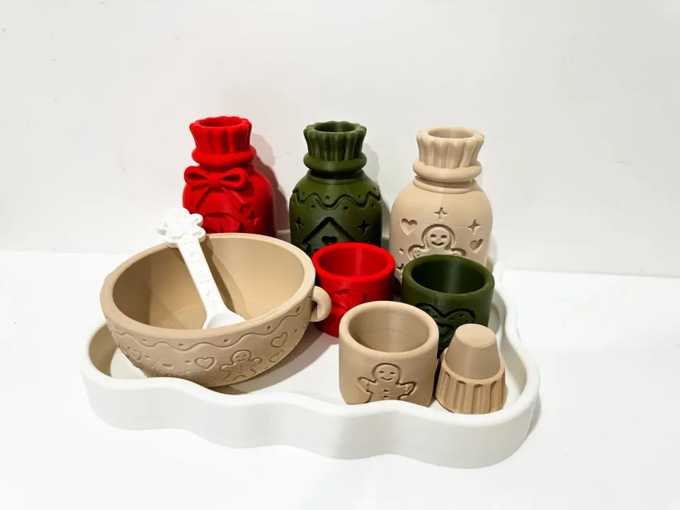 Workshops Houtbranden Playtray Kerst potion set sensorisch