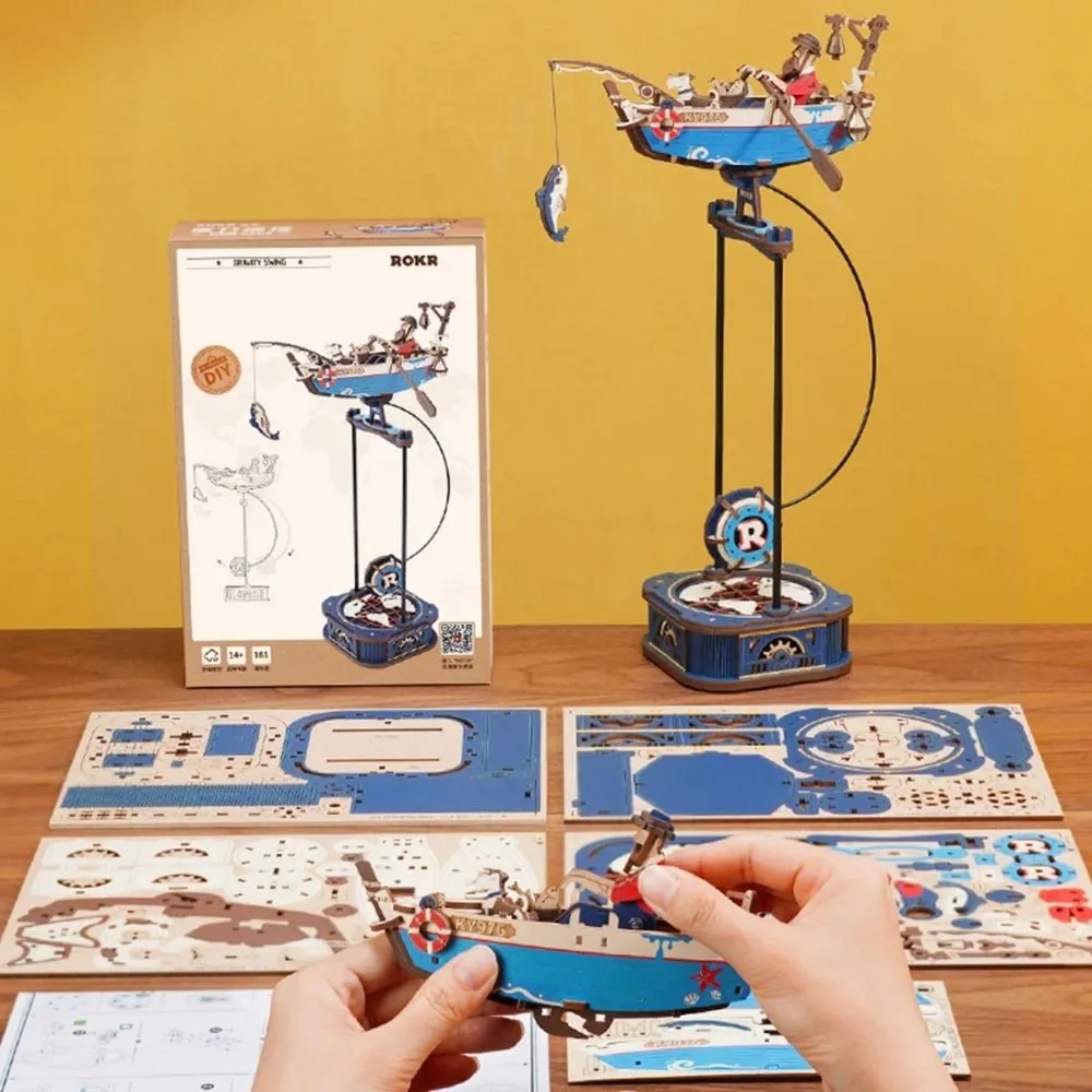Figured'Art Oceaansvisser 3D puzzel 161 stukjes beweegbaar