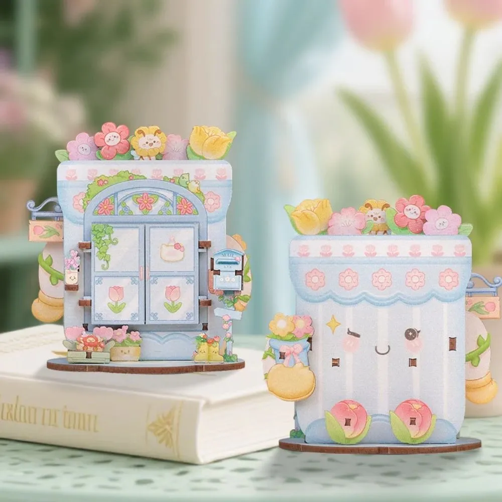 Figured'Art Kleine Bloemenwinkel miniatuurhuisje bouwpakket