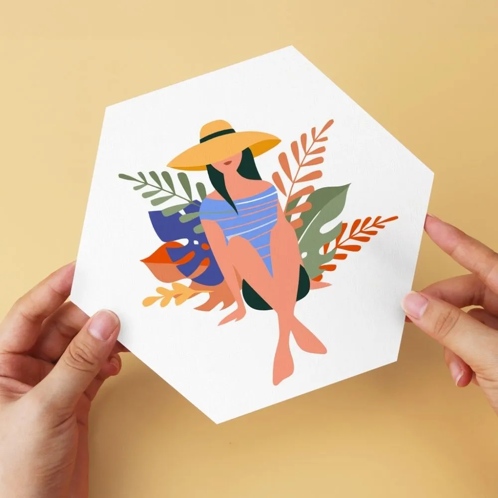 Figured'Art Mini Serie Natuur en gratie schilderen op nummer 6 stuks bloemen