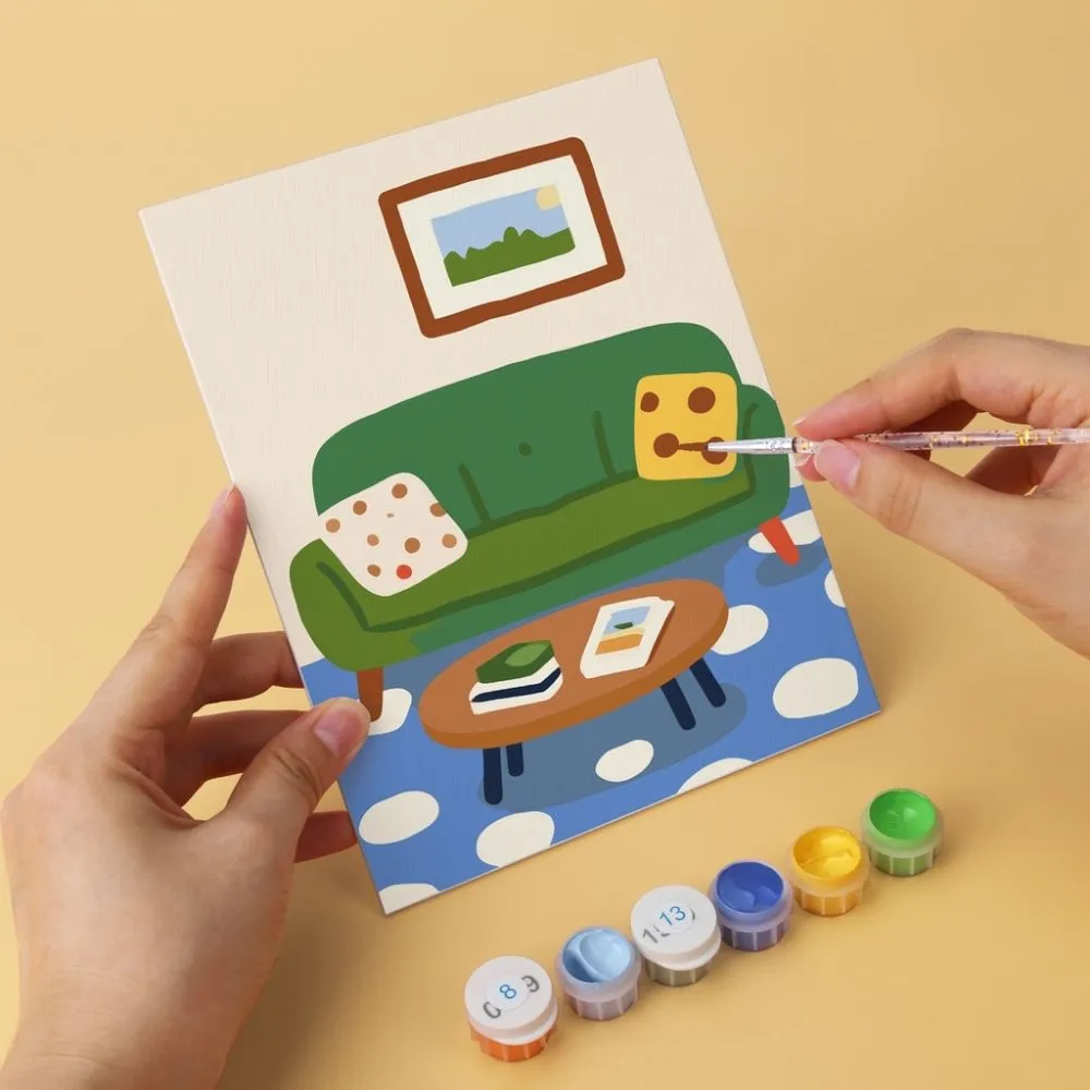 Figured'Art Hoekjes van het huis schilderen op nummer 6 stuks plant