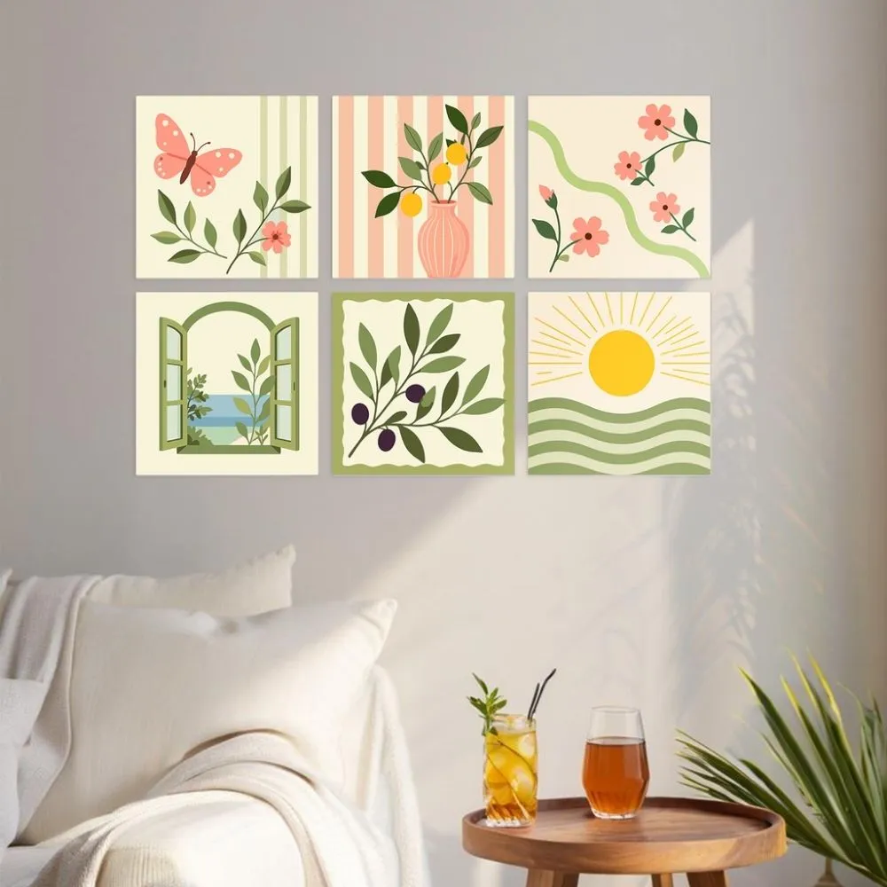 Figured'Art Tuinfluisteringen mini schilderen op nummer 6x20x20
