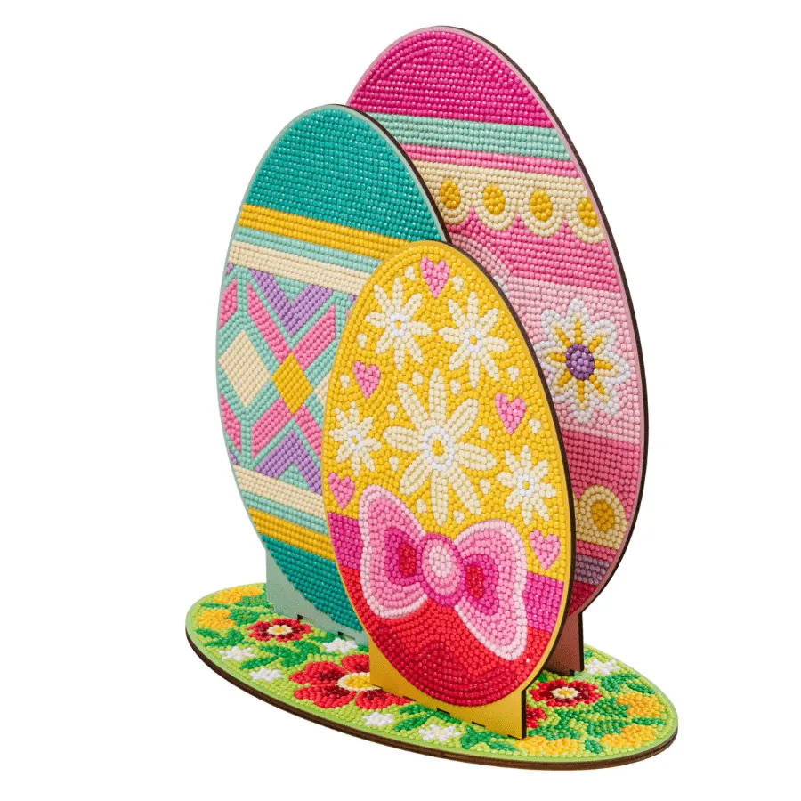 Craft Buddy Crystal Art Layered Eggs 3D decoratie Pasen