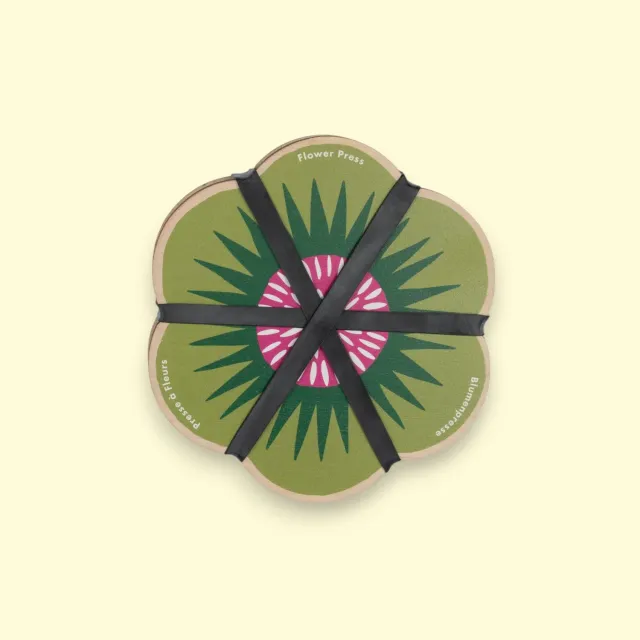 Studio Wald Flower Shaped bloemenpers lichtgroen rond
