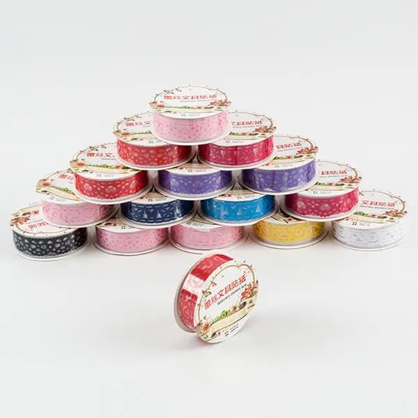 Craft Buddy PVC tape set 16 rollen strik hart vlinder roos