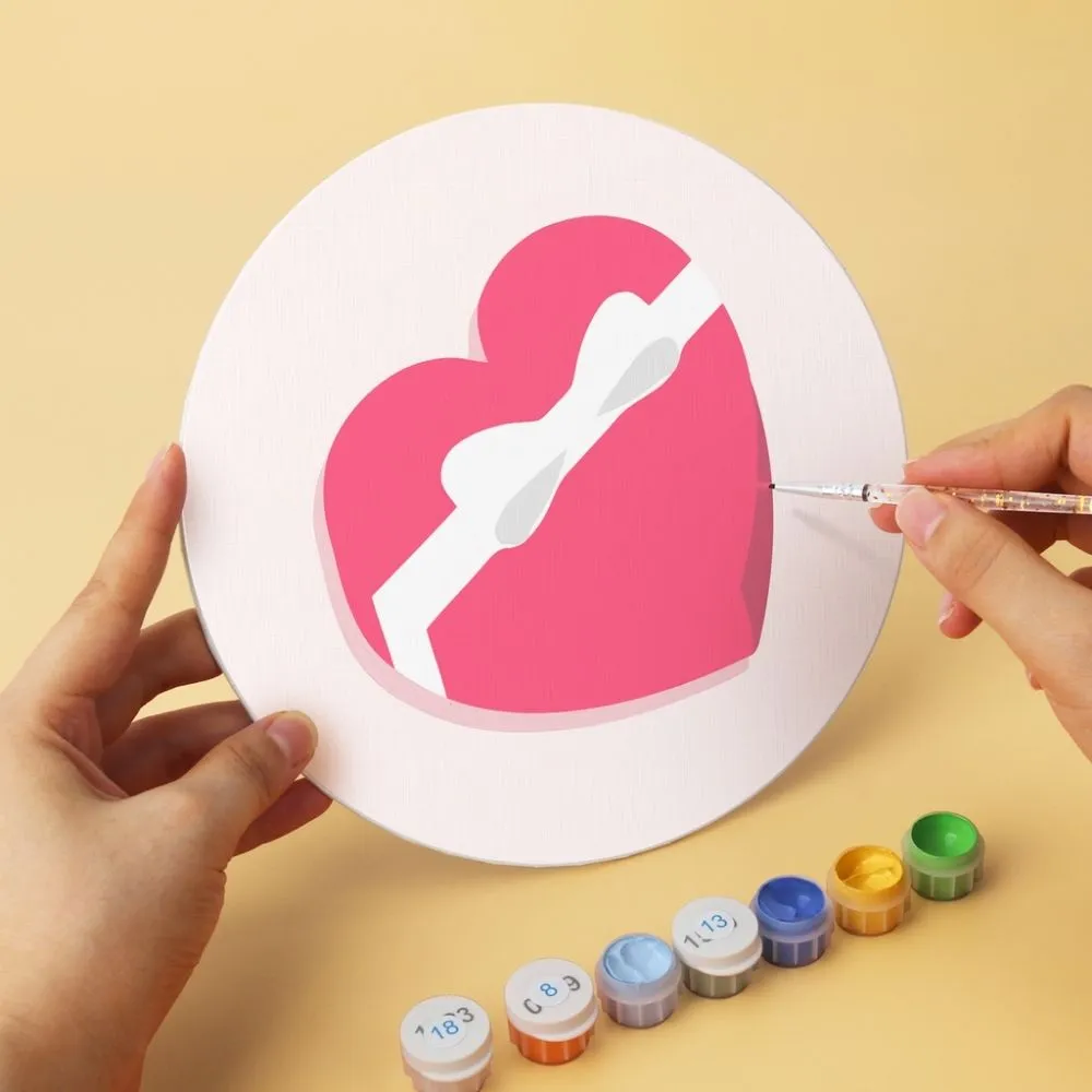 Figured'Art Mini Serie Liefdesbriefjes schilderen op nummer 6 schijven
