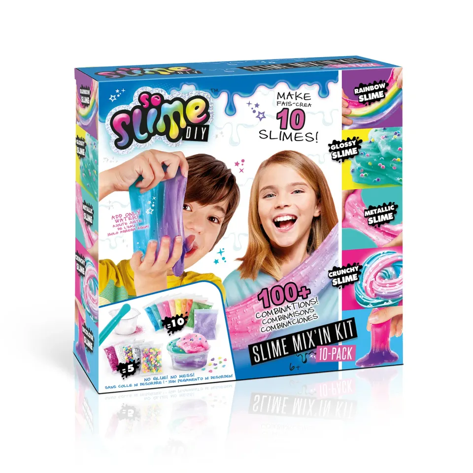 Canal Toys So Slime DIY Mix’In Kit slijmset 10 stuks mix