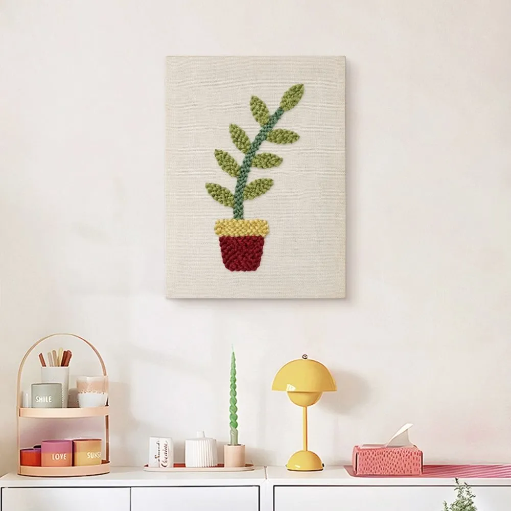 Figured'Art Vreugde in Pot punch needle pakket 30x40 cm