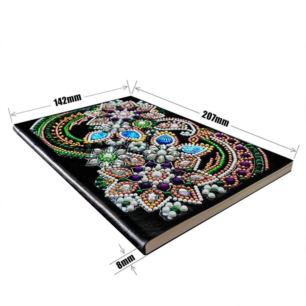 Figured'Art Boek met Bloemen diamond painting boek A5 50