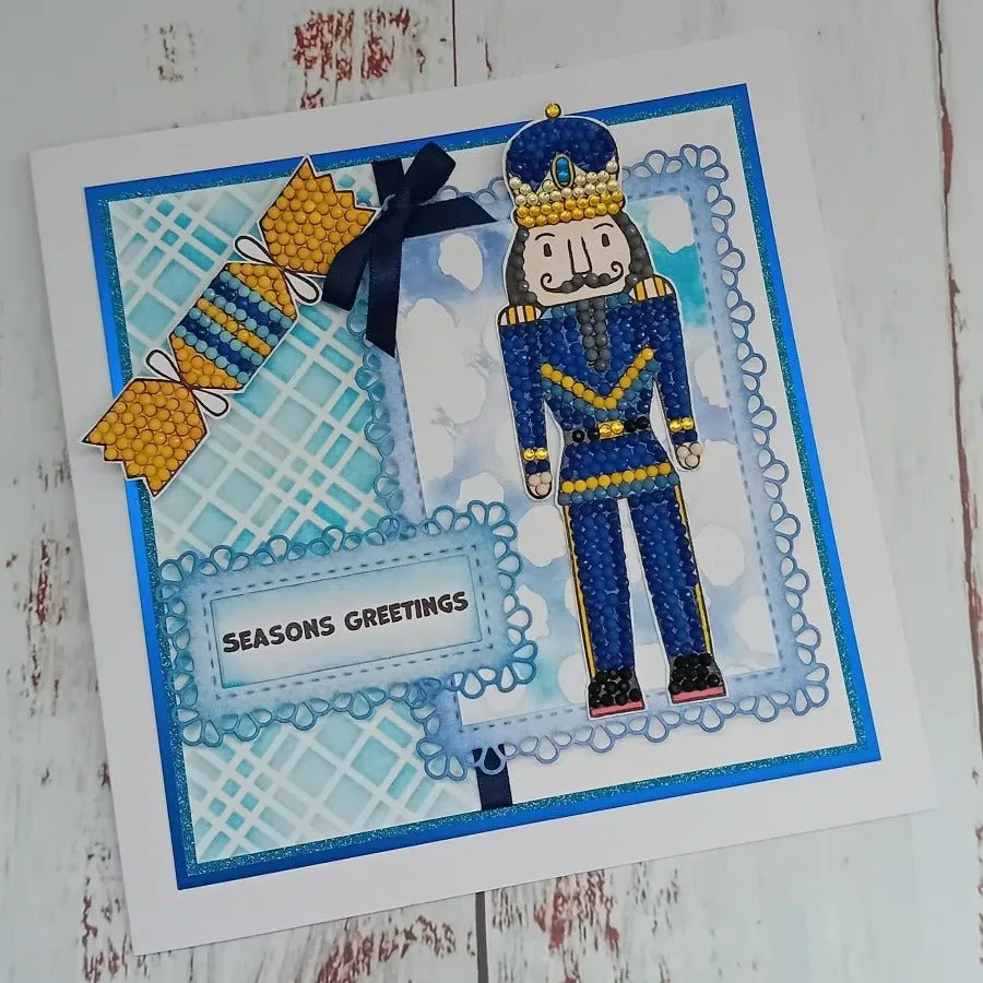 Craft Buddy Crystal Art Nutcracker Soldier stempelset A6 kerst