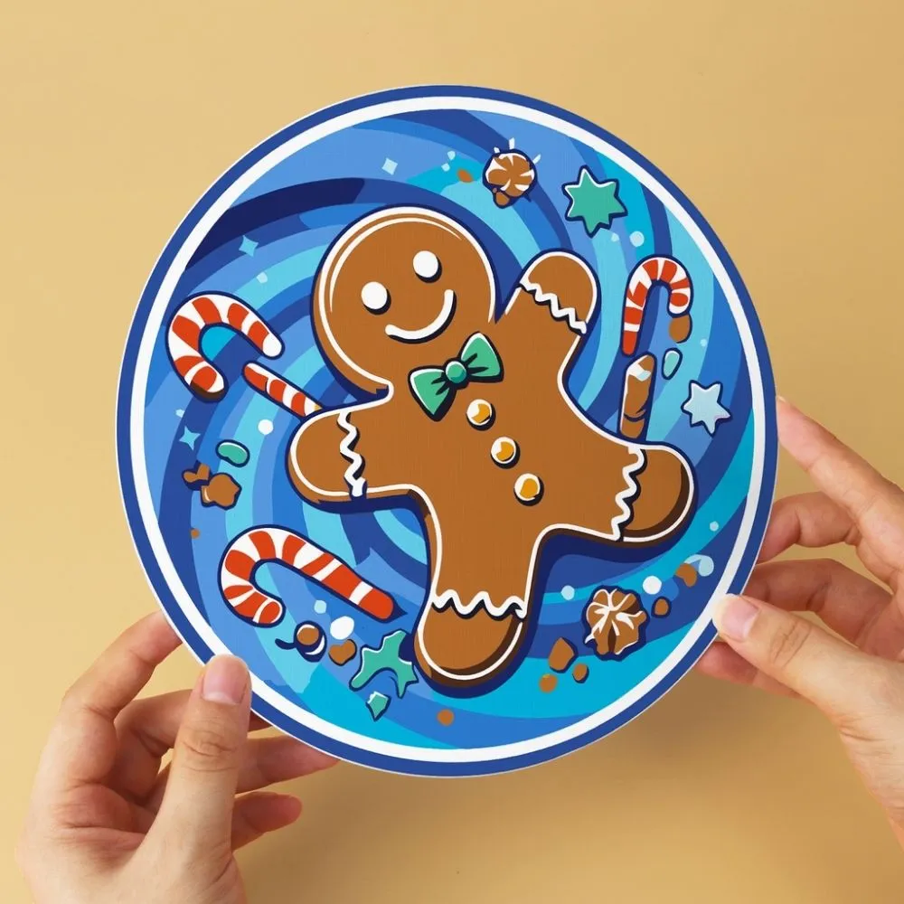 Figured'Art Mini Winterwonderen schijven schilderen 6x Ø20cm kerst