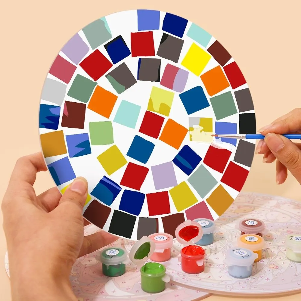 Figured'Art Moderne Geometrisch schilderen op nummer placemats 6x20 cm
