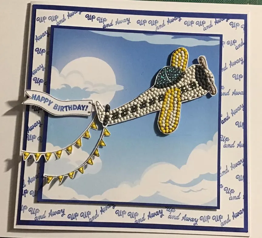 Craft Buddy Crystal Art Flying High stempelset 8-delig A6