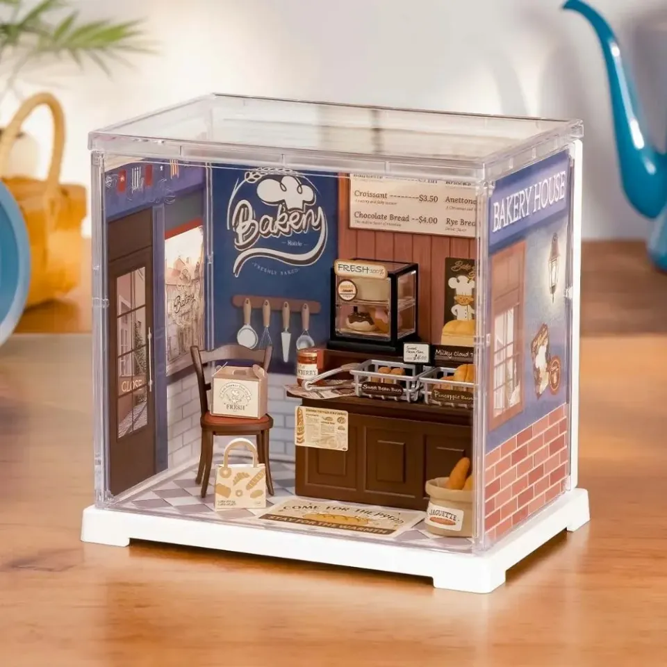 Figured'Art Boterbakkerijhuis miniatuurhuisje 42 stuks bouwpakket