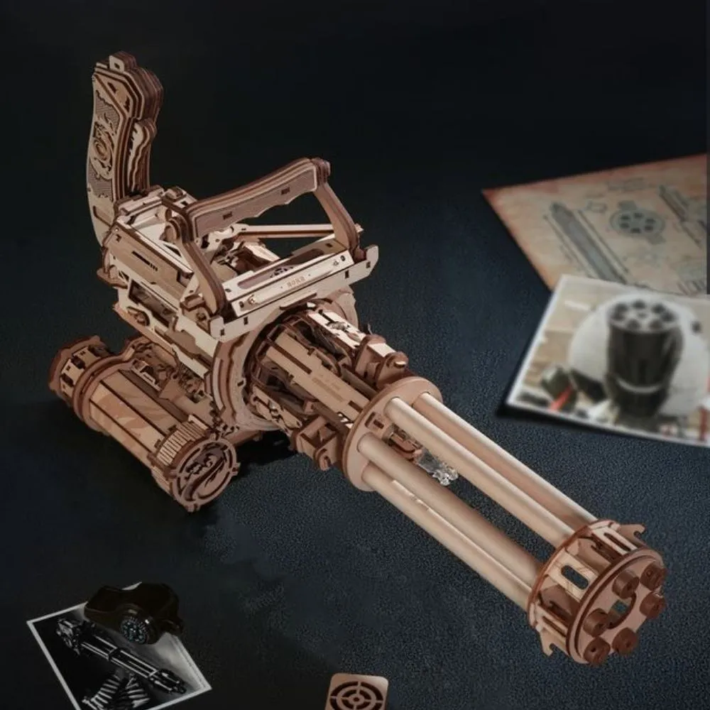 Figured'Art Machinegeweer 3D Puzzel 412 stukjes