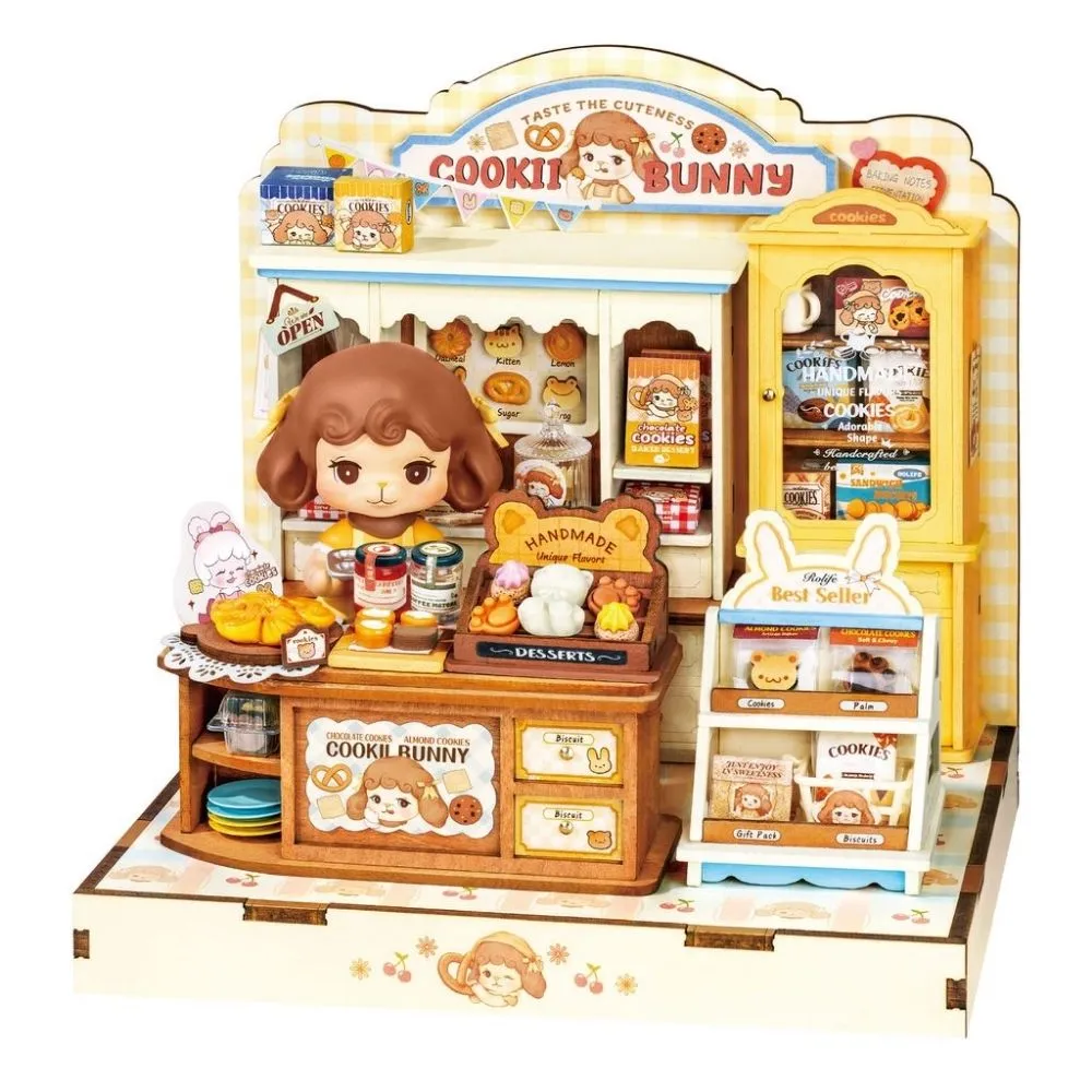 Figured'Art Cookii konijns koekjeswinkel 3D puzzel 182 stuks