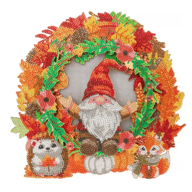 Craft Buddy Crystal Art Autumn Wreath krans LED 29 cm