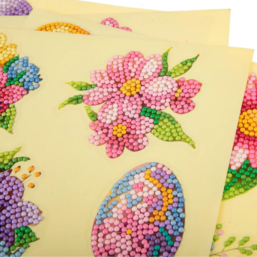 Craft Buddy Crystal Art Easter With Gnomes stickers 35 stuks
