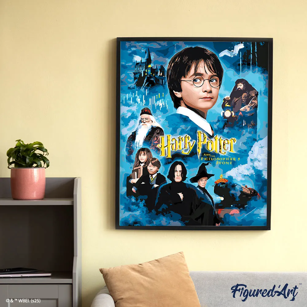 Figured'Art Harry Potter Steen der Wijzen schilderij 40x50cm