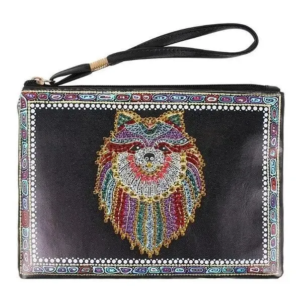 Figured'Art Glanzende Hond diamond painting polstas 20x15 cm