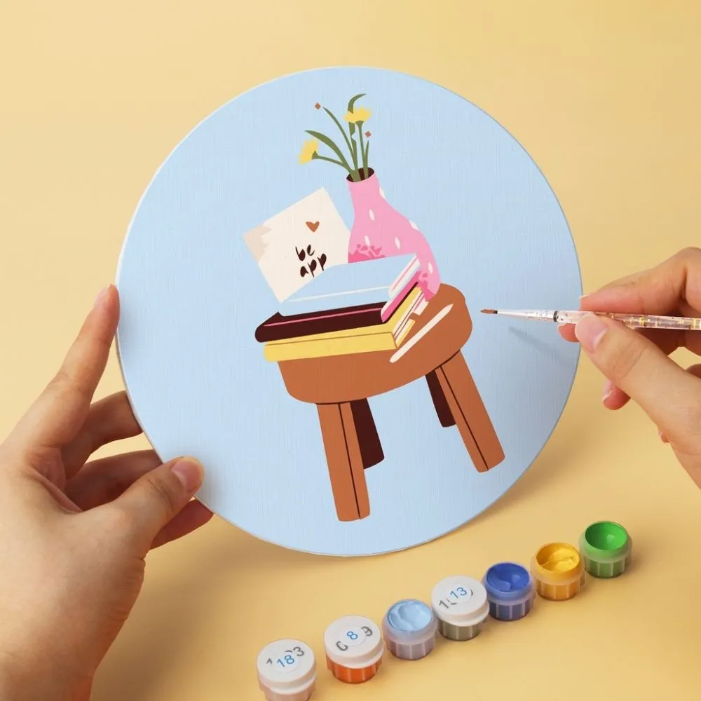 Figured'Art Mini Serie schilderen op nummer Ø20cm 6 stuks stilleven