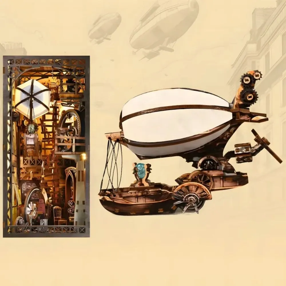 Figured'Art Oom Pete's Laboratorium Book Nook 18x11cm LED