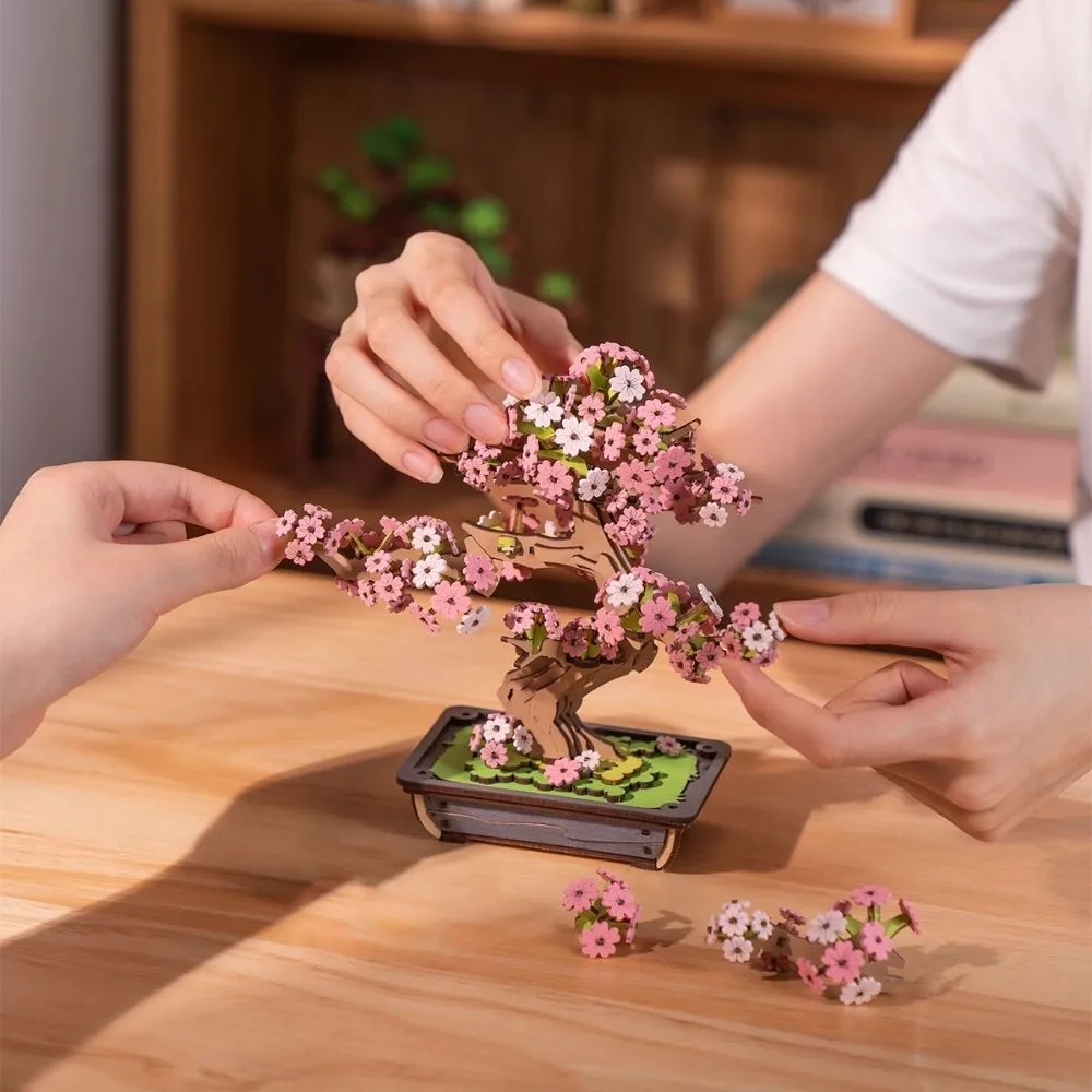 Figured'Art Sakura Bonsai 3D puzzel 263 stukjes kersenbloesem