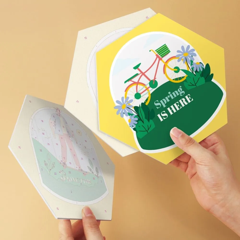 Figured'Art Mini Serie Lentevibes schilderen op nummer 6 stuks