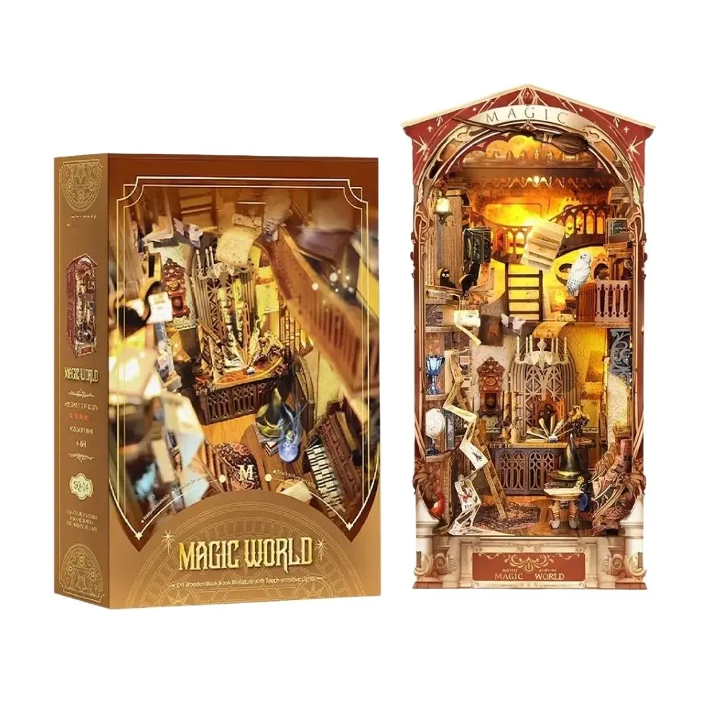 Figured'Art Magische Wereld book nook met licht 298 stukjes