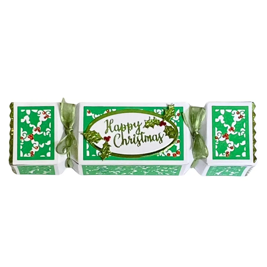 Craft Buddy Jolly Holly Cracker snijmallen set 20 stuks