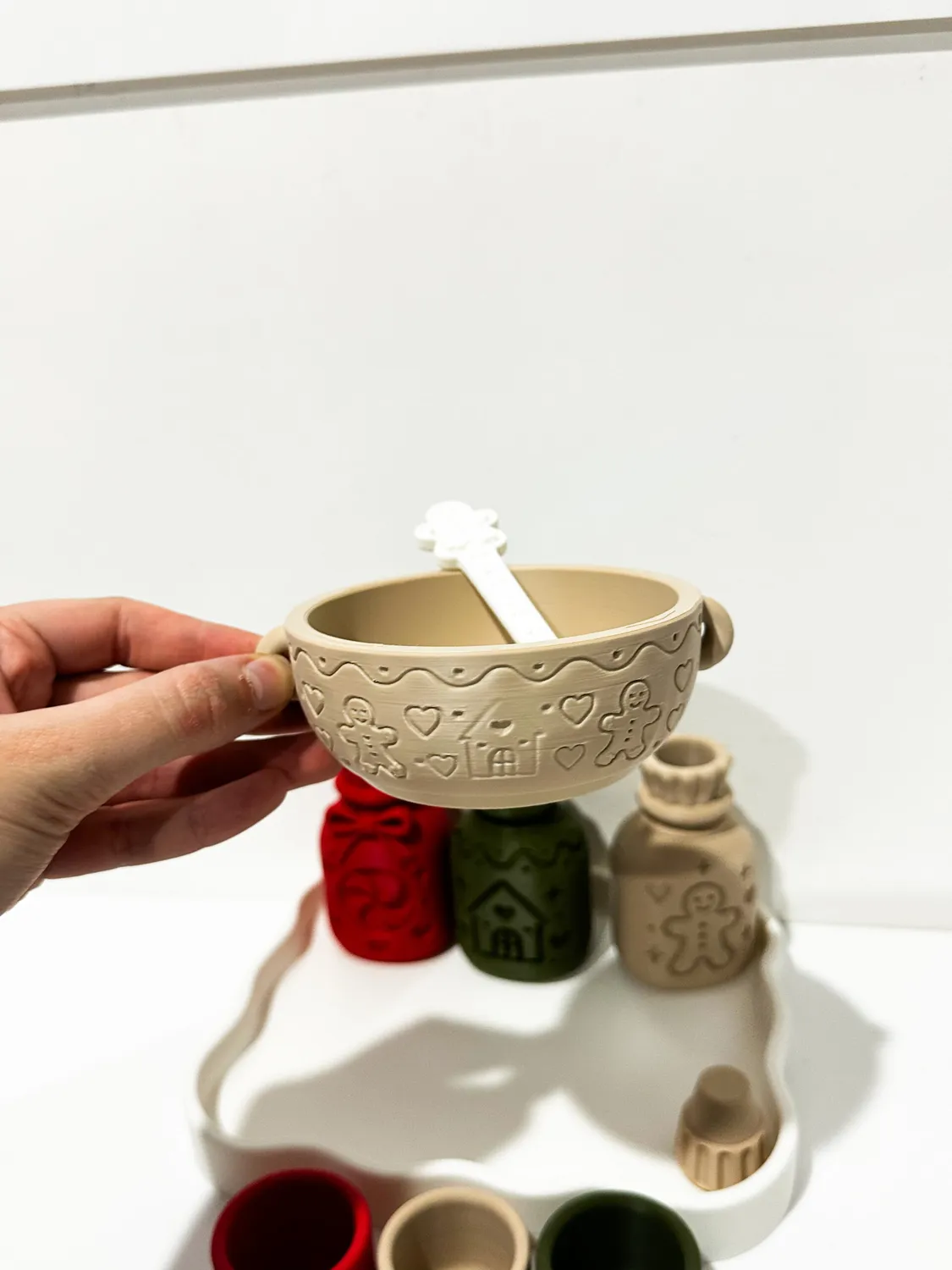 Workshops Houtbranden Playtray Kerst potion set sensorisch