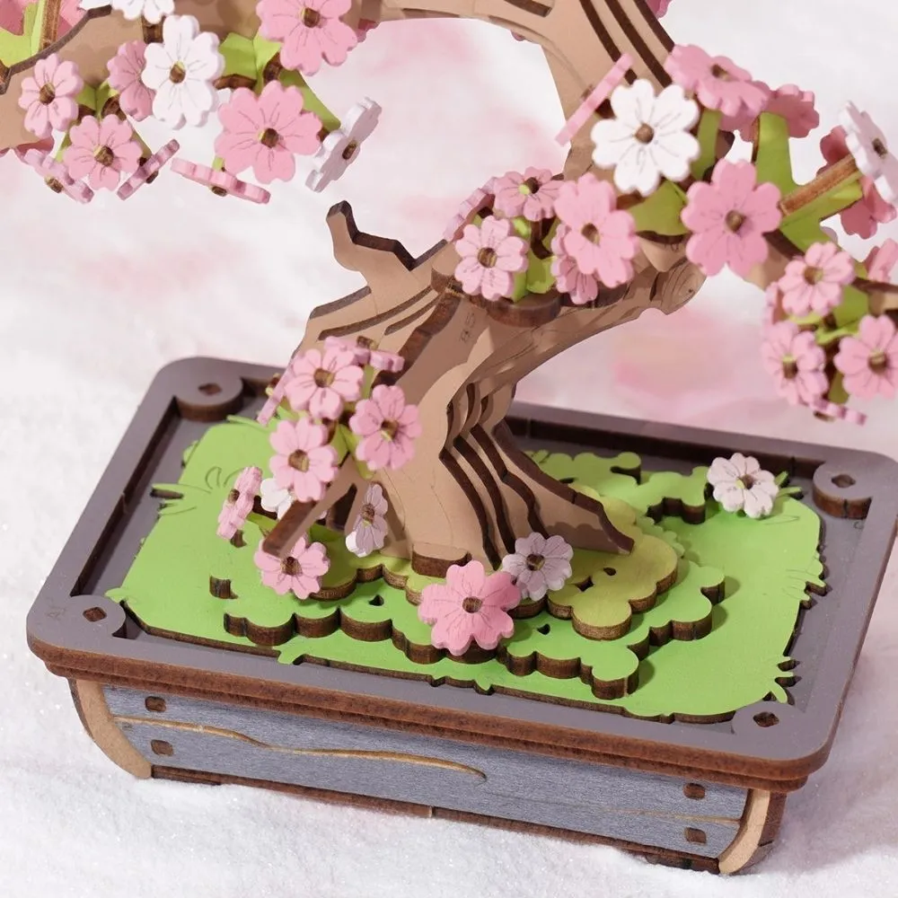 Figured'Art Sakura Bonsai 3D puzzel 263 stukjes kersenbloesem