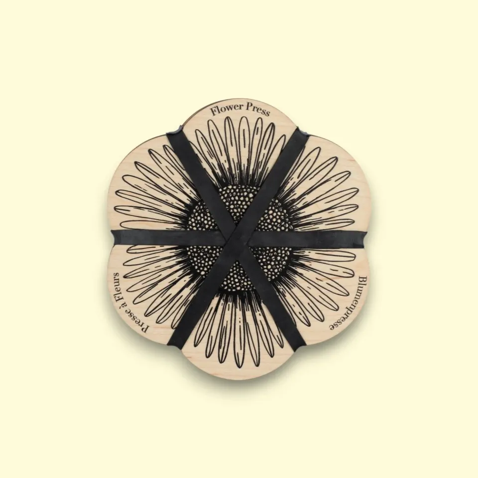 Studio Wald Line Daisy bloemenpers bloemvorm 15 cm