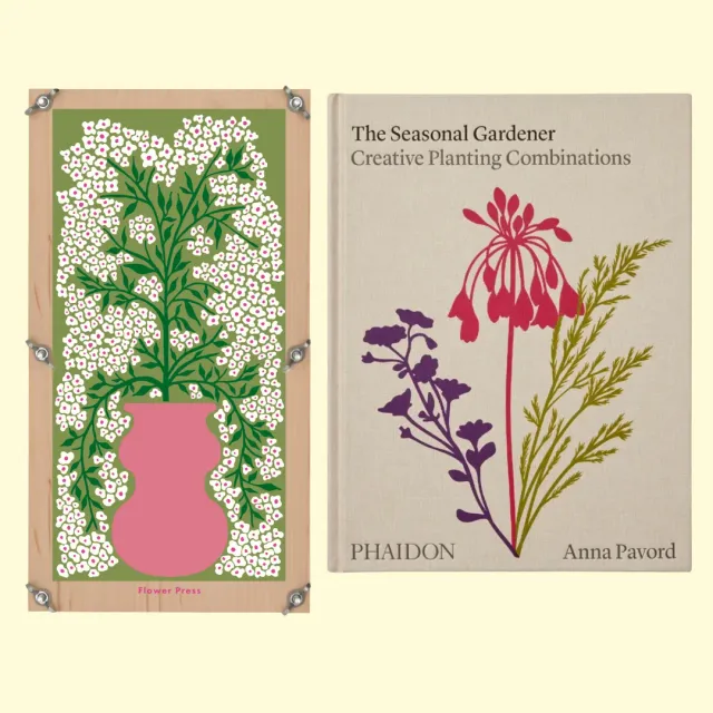 Studio Wald Botanical Gift Set 04 bloemenpers boek extra large