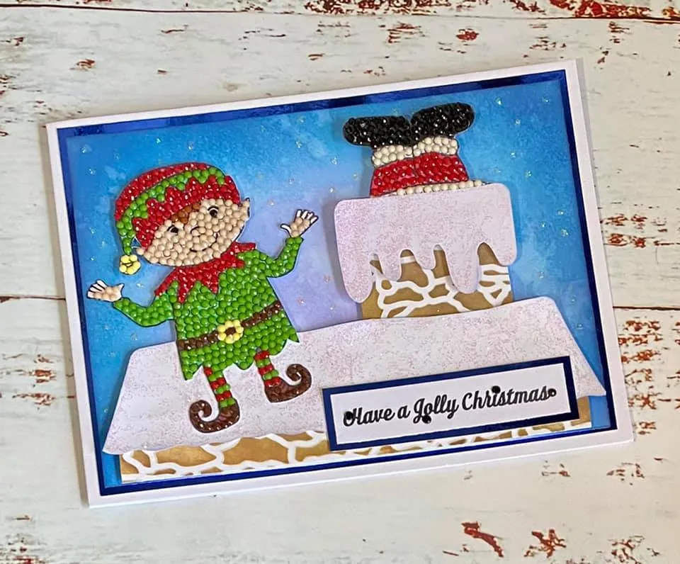 Craft Buddy Santas Little Helper stempelset A6 kerst 5-delig