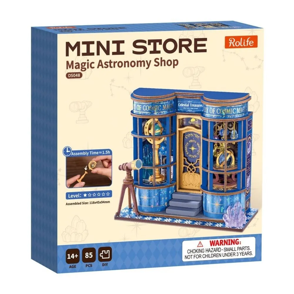 Figured'Art Mystieke Astronomiewinkel miniatuurhuisje 3D puzzel