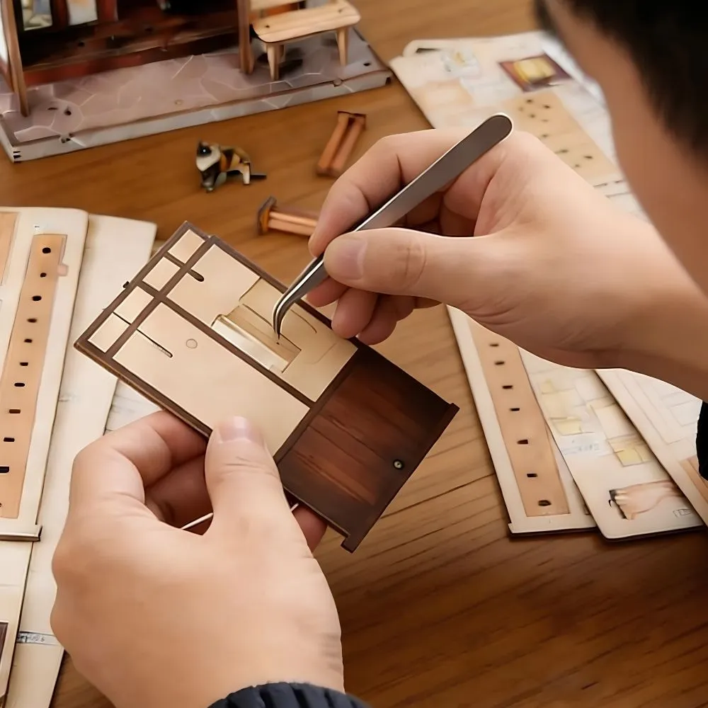 Figured'Art Kersenbloesem Theepaviljoen miniatuurhuisje 3D puzzel 220 stuks