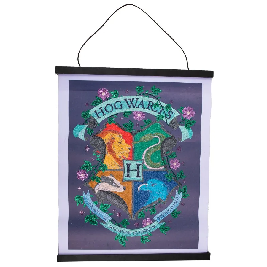Craft Buddy Crystal Art Harry Potter Hogwarts Crest scroll 40x50cm