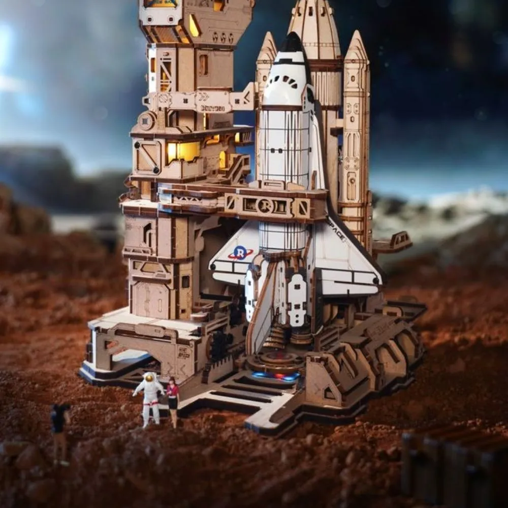 Figured'Art Ruimteshuttle 3D puzzel hout 446 stukjes 24,9cm