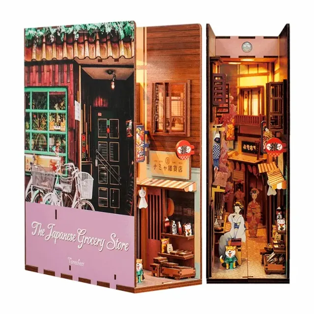 Figured'Art Japanse Kruidenierwinkel book nook 134-delig hout