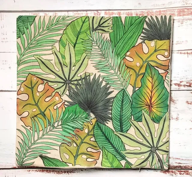 Craft Buddy Paint Me Luscious Leaves kussen schilderkit 30x30 cm