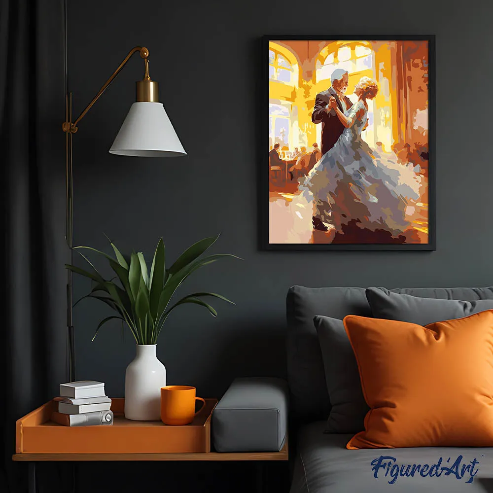 Figured'Art Wals van de Gouden Jaren schilderen op nummer 40x50 cm